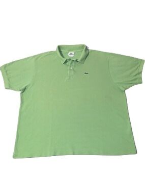 Vintage Lacoste Size 8 (XL) Classic Polo Shirt Lime Green